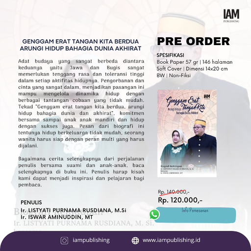 GENGGAM ERAT TANGAN KITA BERDUA  ARUNGI HIDUP BAHAGIA DUNIA AKHIRAT